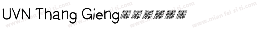 UVN Thang Gieng字体转换